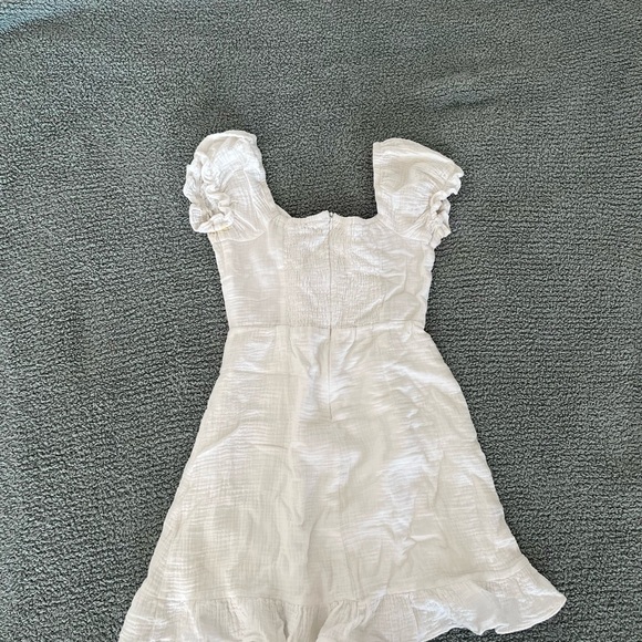 White Ruffled Dress - Picture 2 of 2